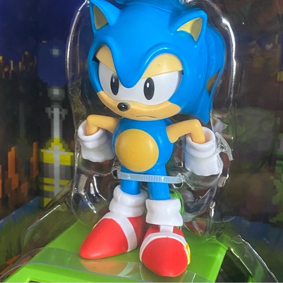 🌀Jakks Pacific, Sonic The Hedgehog Foot Tapping, Solar Powered - Picture 4 of 13